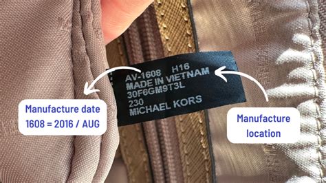 how can you tell if michael kors bag is real|michael kors authentication serial number.